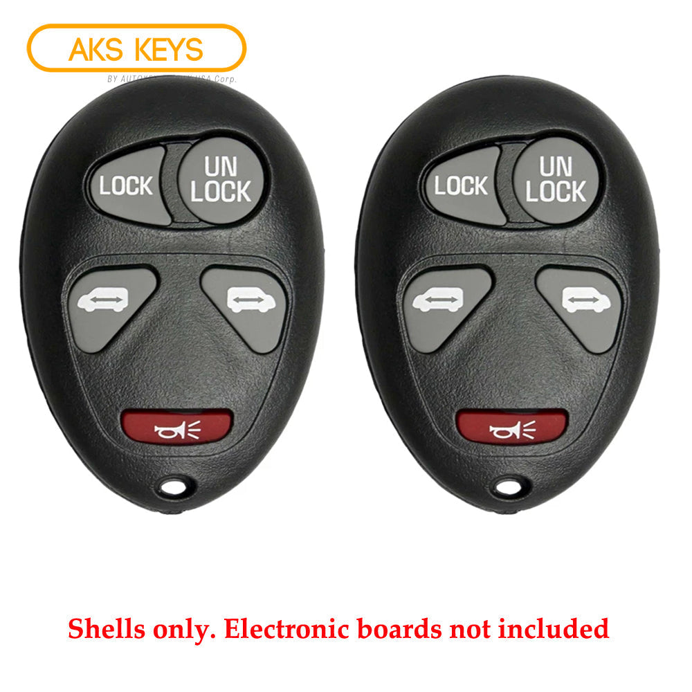 2002 - 2005 GM Remote Control Shell Pad - 5B for FCC# L2C0007T (2 Pack)