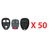 2006 - 2011 Buick Chevrolet Pontiac Saturn Remote Control Shell 3B Compatible with FCC# KOBGT04A (50 Pack)