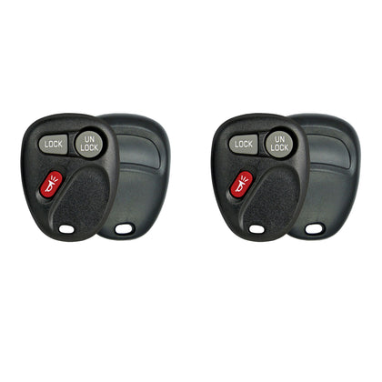 1998 - 2004 Cadillac Chevrolet GMC Remote Shell 3B for FCC#  KOBUT1BT & KOBLEAR1XT (2 Pack)