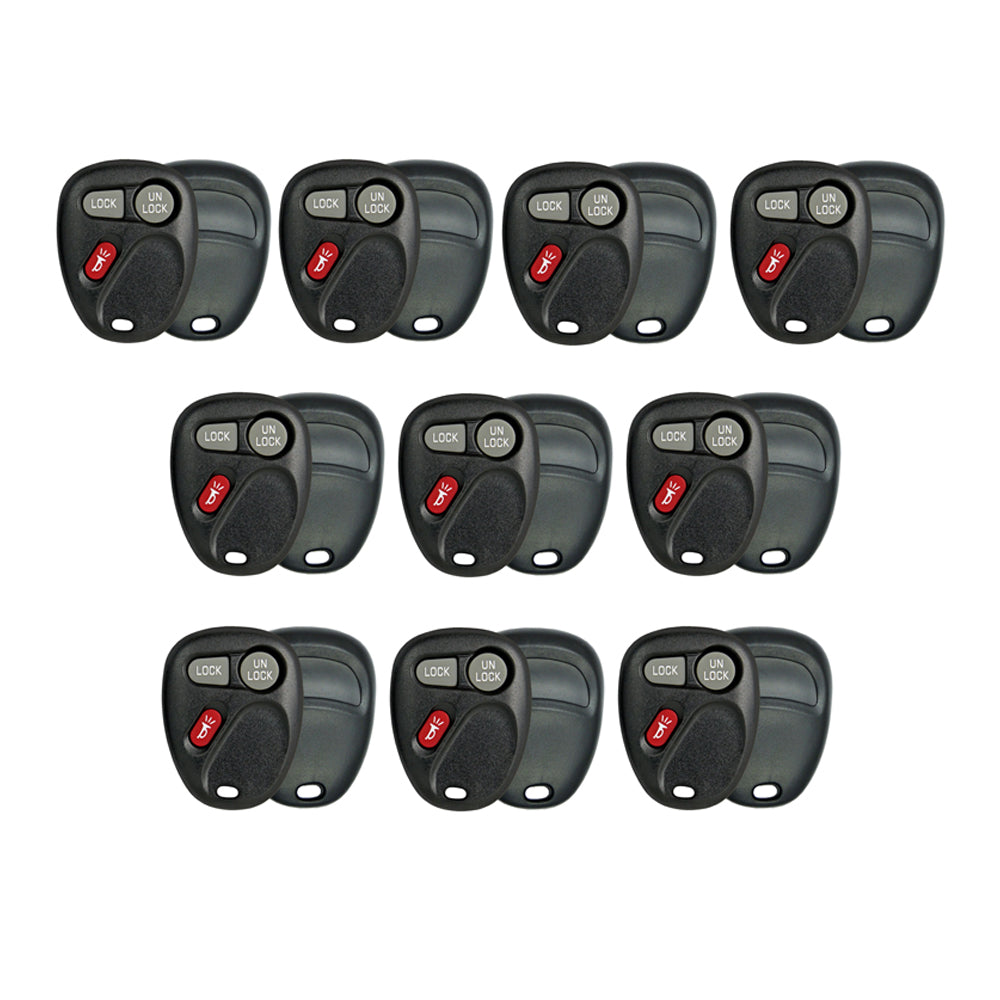 1998 - 2004 Cadillac Chevrolet GMC Remote Shell 3B for FCC#  KOBUT1BT & KOBLEAR1XT (10 Pack)