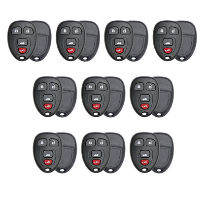 2006 - 2016 Chevrolet Buick Cadillac Remote Shell 4B for FCC#  OUC60221 / OUC60270 (10 Pack)