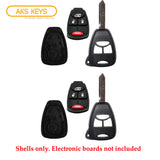 2004 - 2012 Chrysler Dodge Remote Key Shell 4B SP (2 Pack)