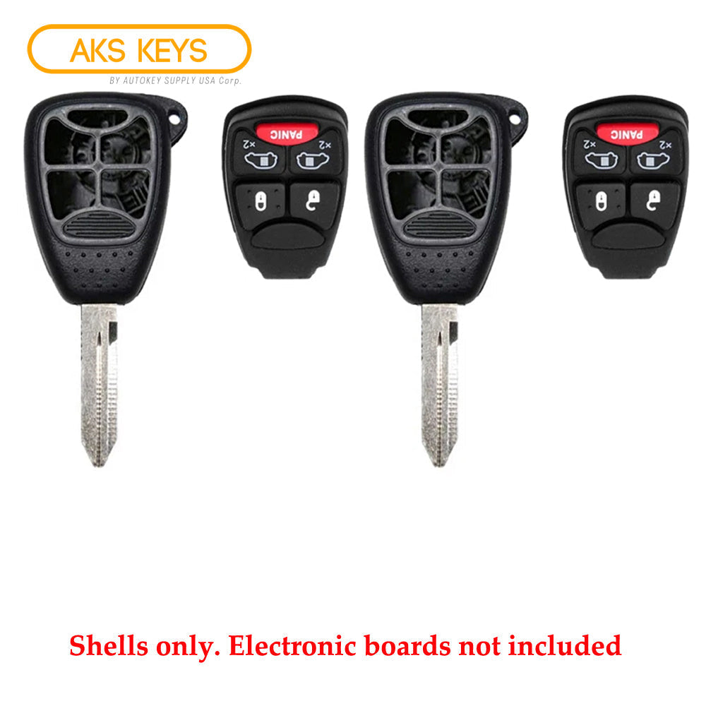 2004 - 2007 Chrysler Remote Key Shell 5B (2 Pack)