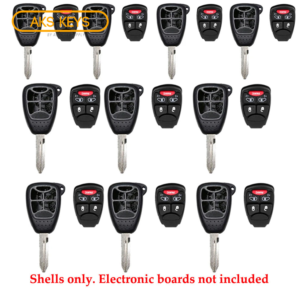 2004 - 2007 Chrysler Remote Key Shell 5B (10 Pack)