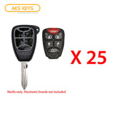 2004 - 2007 Chrysler Remote Key Shell 6B (25 Pack)