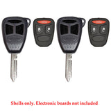 2004 - 2007 Dodge Mitsubishi Remote Key Shell 3B LP (2 Pack)