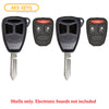 2004 - 2007 Dodge Mitsubishi Remote Key Shell 3B LP (2 Pack)