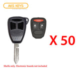 2004 - 2007 Dodge Mitsubishi Remote Key Shell 3B LP (50 Pack)