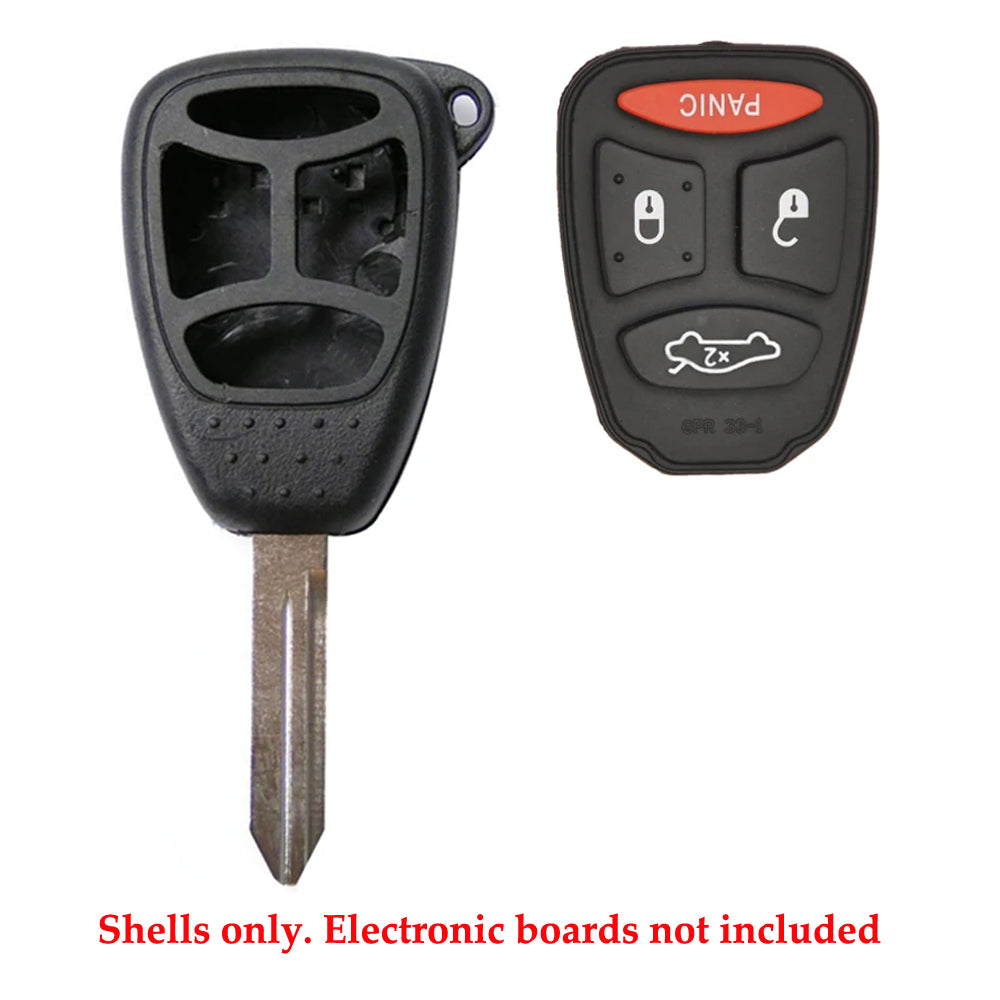 2004 - 2009 Chrysler Jeep Remote Key Shell 4B LP