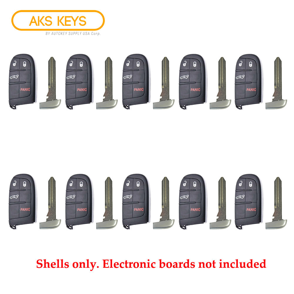 Chrysler Dodge Smart Key Shell 4B (10 Pack)