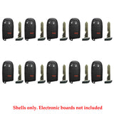 Dodge Jeep Tombstone Smart Key Shell Pad 3B for FCC# M3N-40821302 (10 Pack)