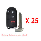 Dodge Jeep Smart Key Shell 4B (25 Pack)