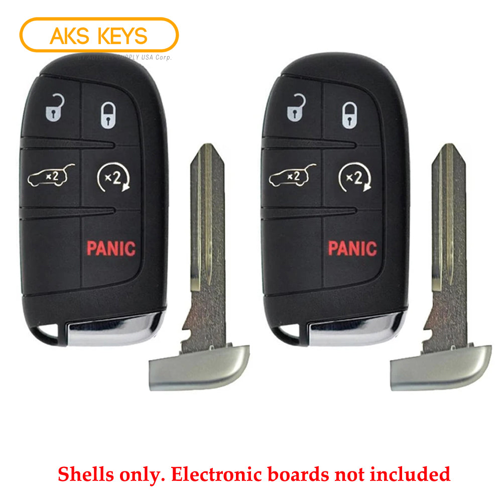 Dodge Jeep Smart Key Shell 5B (2 Pack)