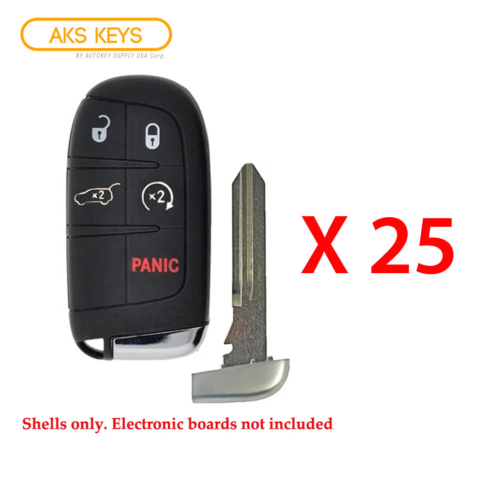 Dodge Jeep Smart Key Shell 5B (25 Pack)