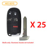 Dodge Jeep Smart Key Shell 5B (25 Pack)