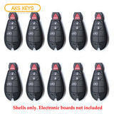 Dodge Remote Fobik Shell 4B for FCC# IYZ-C01C (10 Pack)