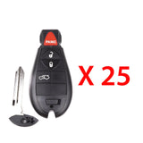 2012 - 2016 Dodge Dart Remote Fobik Shell 4B for FCC# M3N32297100 (25 Pack)