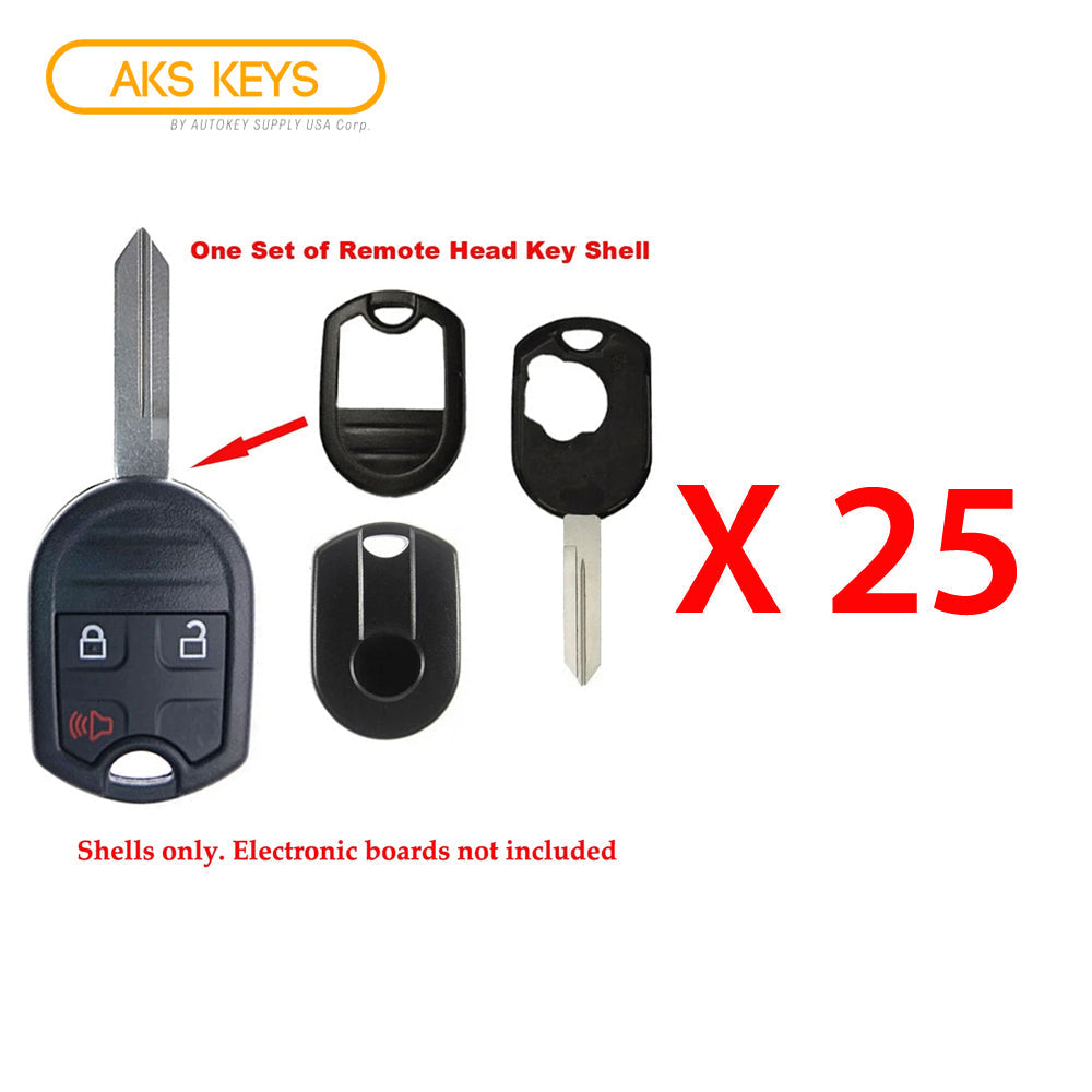 2011 - 2015 Ford Remote Key Shell (25 Pack)