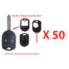 2011 - 2015 Ford Remote Key Shell (50 Pack)