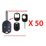 2011 - 2015 Ford Remote Head Key Shell 4B (50 Pack)