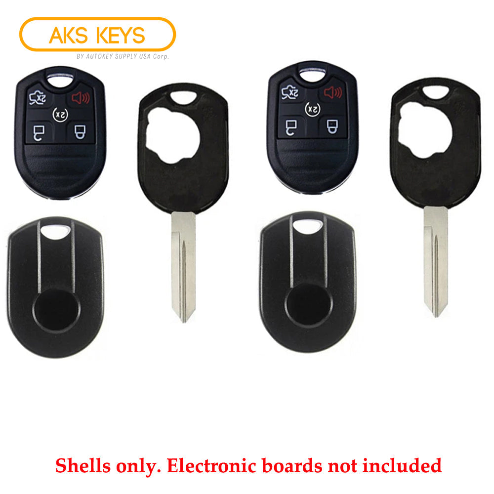 2007 - 2015 Ford Lincoln Remote Key Shell 5B (2 Pack)