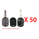 2011 - 2019 Ford Remote Control Key Shell  W/Remote Start 4B for FCC# CWTWB1U793 (50 Pack)