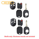 2007 - 2010 Ford Remote Head Key Shell 3B (2 Pack)