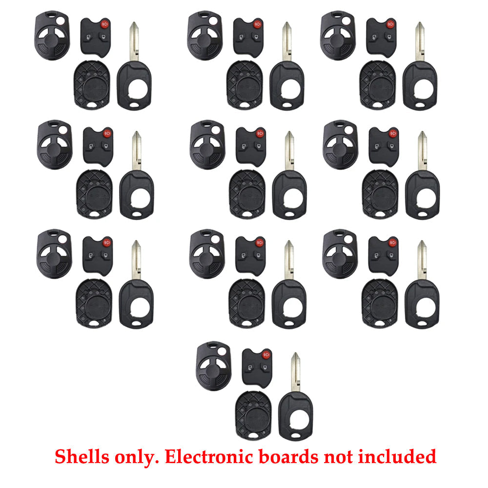 2007 - 2010 Ford Remote Head Key Shell 3B (10 Pack)