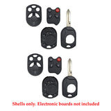 2007 - 2010 Ford Lincoln Mercury Remote Head Key Shell 4B (2 Pack)