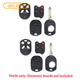 2007 - 2010 Ford Lincoln Mercury Remote Head Key Shell 4B (2 Pack)