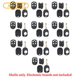 2007 - 2010 Ford Lincoln Mercury Remote Head Key Shell 4B (10 Pack)