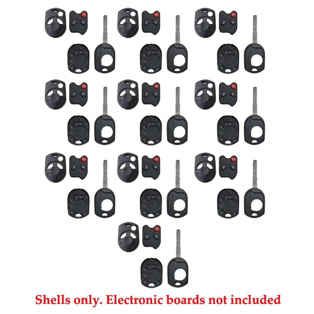 2012 - 2014 Ford Remote Key Shell 3B (10 Pack)