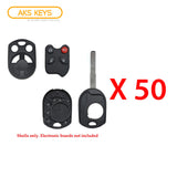 2012 - 2014 Ford Focus Remote Key Shell 4B (50 Pack)