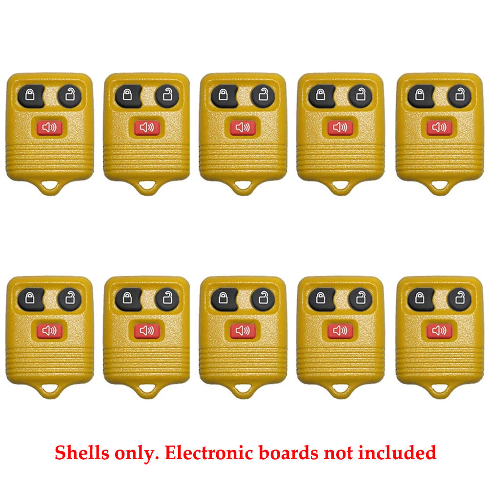 1998 - 2011 Yellow Ford Remote Shell 3B (10 Pack)