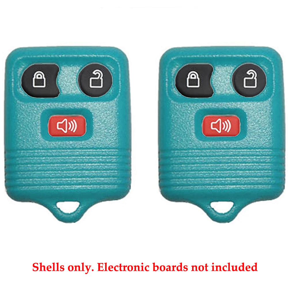 1999 - 2011 Ford Light Blue Remote Shell (2 Pack)