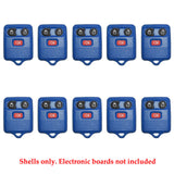 1999 - 2011 Ford Dark Blue Remote Shell (10 Pack)