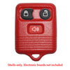 1998 - 2011 Red Ford Remote Shell