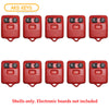 1998 - 2011 Red Ford Remote Shell (10 Pack)