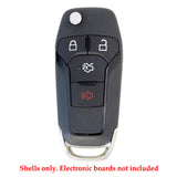 2013 - 2016 Ford Fusion Remote Flip Key Shell for FCC# N5F-A08TAA