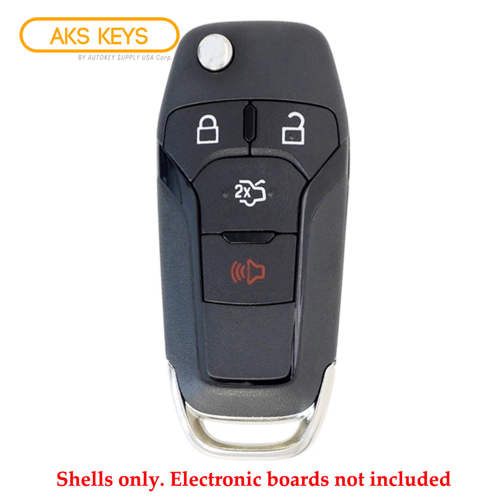 2013 - 2016 Ford Fusion Remote Flip Key Shell for FCC# N5F-A08TAA