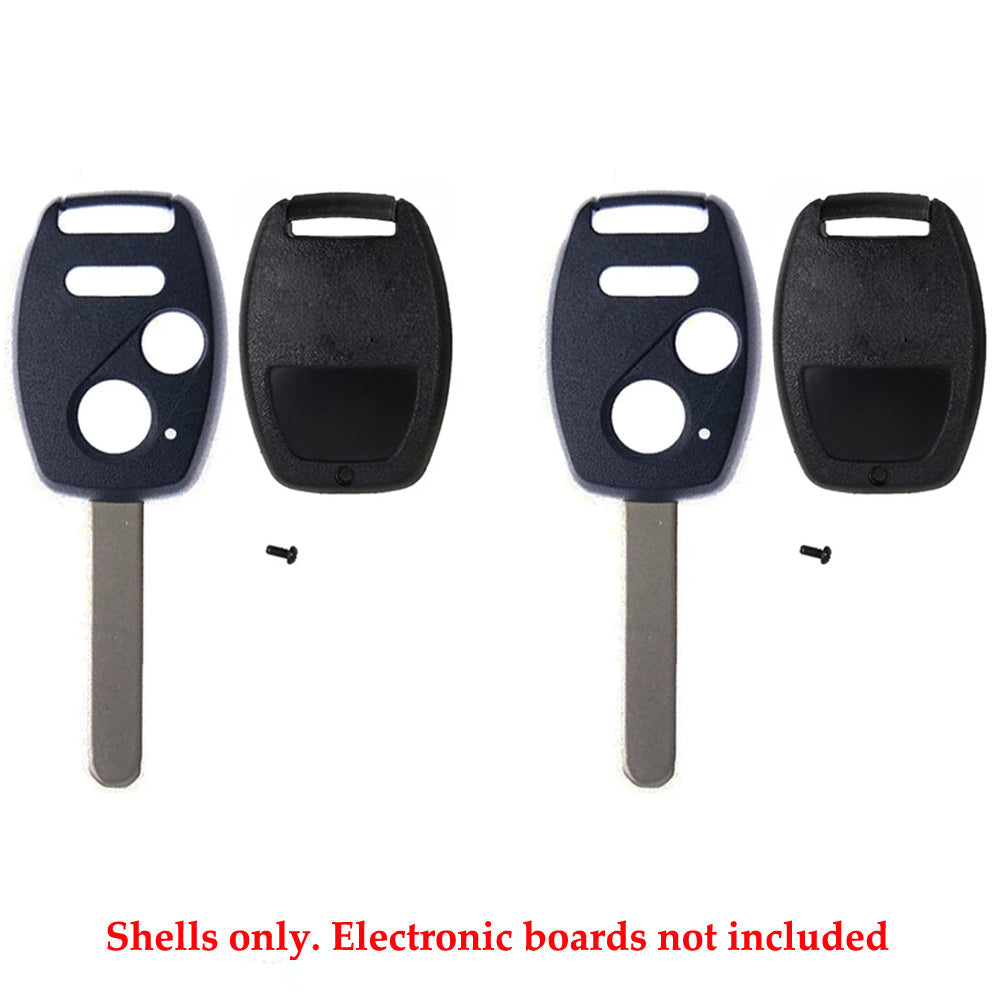 Honda Remote Key Shell 3B W/O Chip Holder (2 Pack)