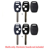 2005 - 2013 Honda Remote Key Shell 3B W/ Chip Holder (2 Pack)