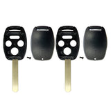 Honda Remote Key Shell 4B W/O Chip Holder (2 Pack)