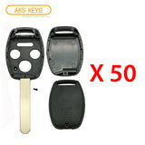 Honda Remote Key Shell 4B W/O Chip Holder (50 Pack)