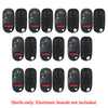 New Replacement Remote Keyless Fob Case Shell 3B for Honda FCC# OUCG8D-344H-A (10 Pack)