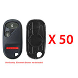 New Replacement Remote Keyless Fob Case Shell 3B for Honda FCC# OUCG8D-344H-A (50 Pack)