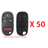 New Replacement Remote Keyless Fob Case Shell 4B for Honda FCC# OUCG8D-344H-A (50 Pack)