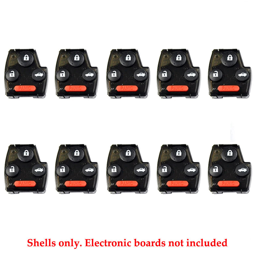 2003 - 2013 Honda Pad Housing 4 Buttons Shell (10 Pack)