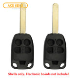 2001 - 2013 Honda Remote Key Shell 5B (2 Pack)