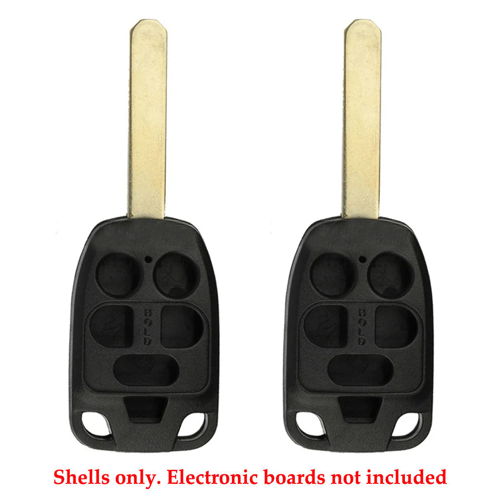 2001 - 2013 Honda Remote Key Shell 6B (2 Pack)